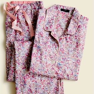 Liberty print cotton pajamas from J Crew size XS. In excellent condition.